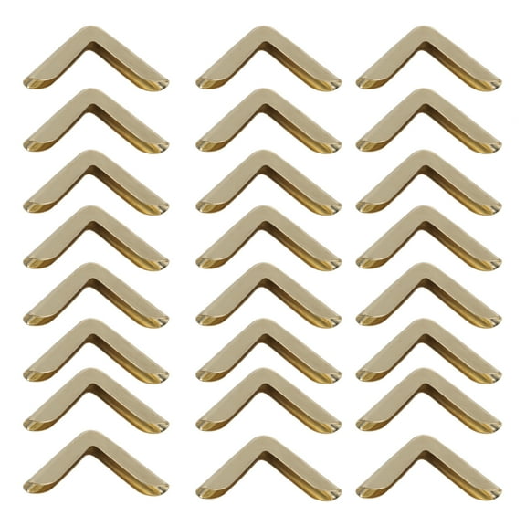 Golden Iron Book Corner Protectors for Notebook Protection 50 Pieces Vintage Style Metal Covers