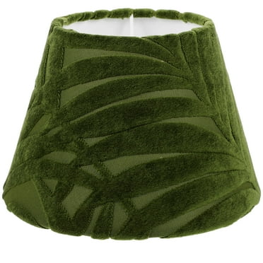 Eease Vintage Green Drum Lampshade Replacement Cover for Table and Floor Lamps