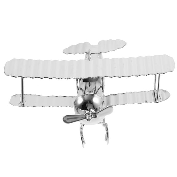 Eease Vintage Iron Aircraft Model Vintage Airplane Metal Plane Ornament Plane Model Artwork