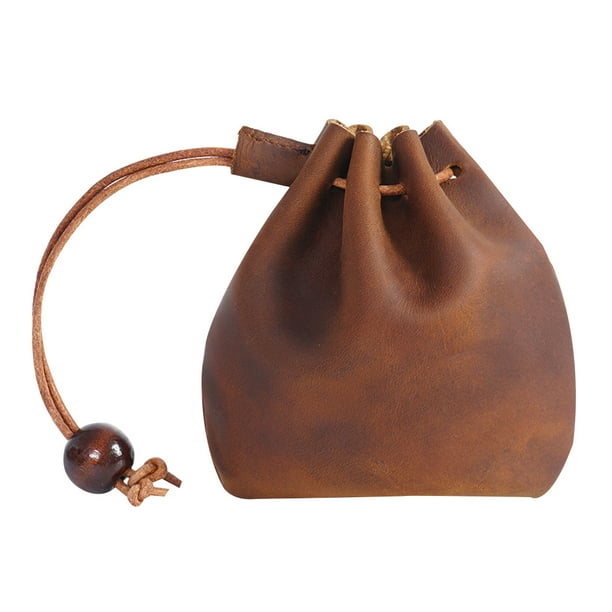Vintage mens leather coin purse store