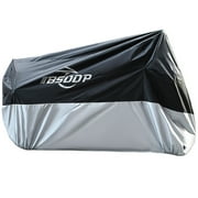 Eease Waterproof Motorcycle Cover Outdoor Shelter XXXL Black/Silver
