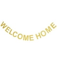 thumbnail image 1 of HEMOTON Golden Paper Hanging Banner for Party Decoration Welcome Home Garland with Excellent Craftsmanship, 1 of 5