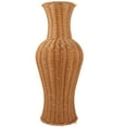 Eease Wicker Floor Vase for Flowers and Plants Home Office Decoration