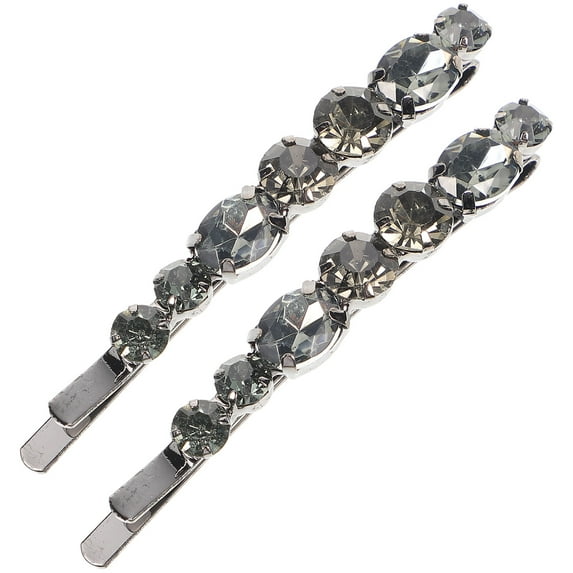 Eease Women's Crystal Duck Bill Hair Clips - 2 Pack