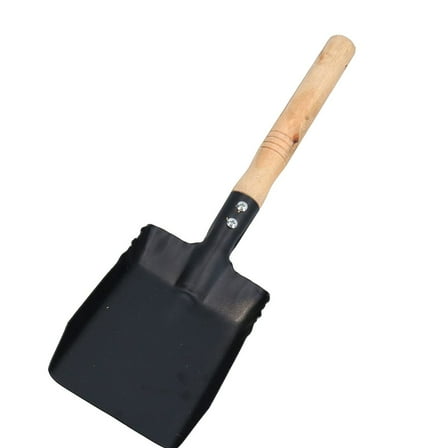 Eease Wooden Handle Coal Shovel for Fireplace and Gardening