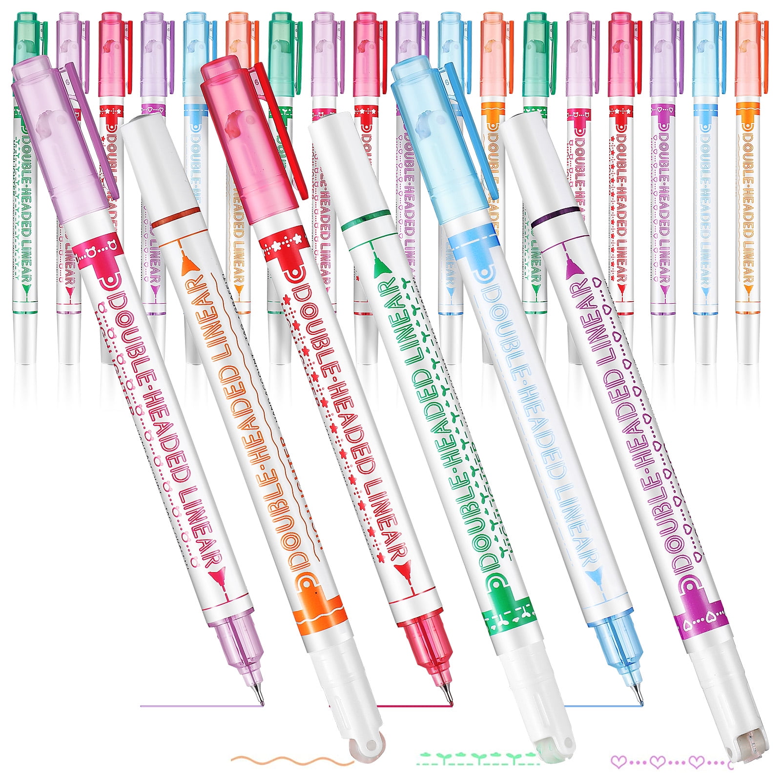 Eease Zebra Highlighters Kit 24 Dual Tip Highlighters