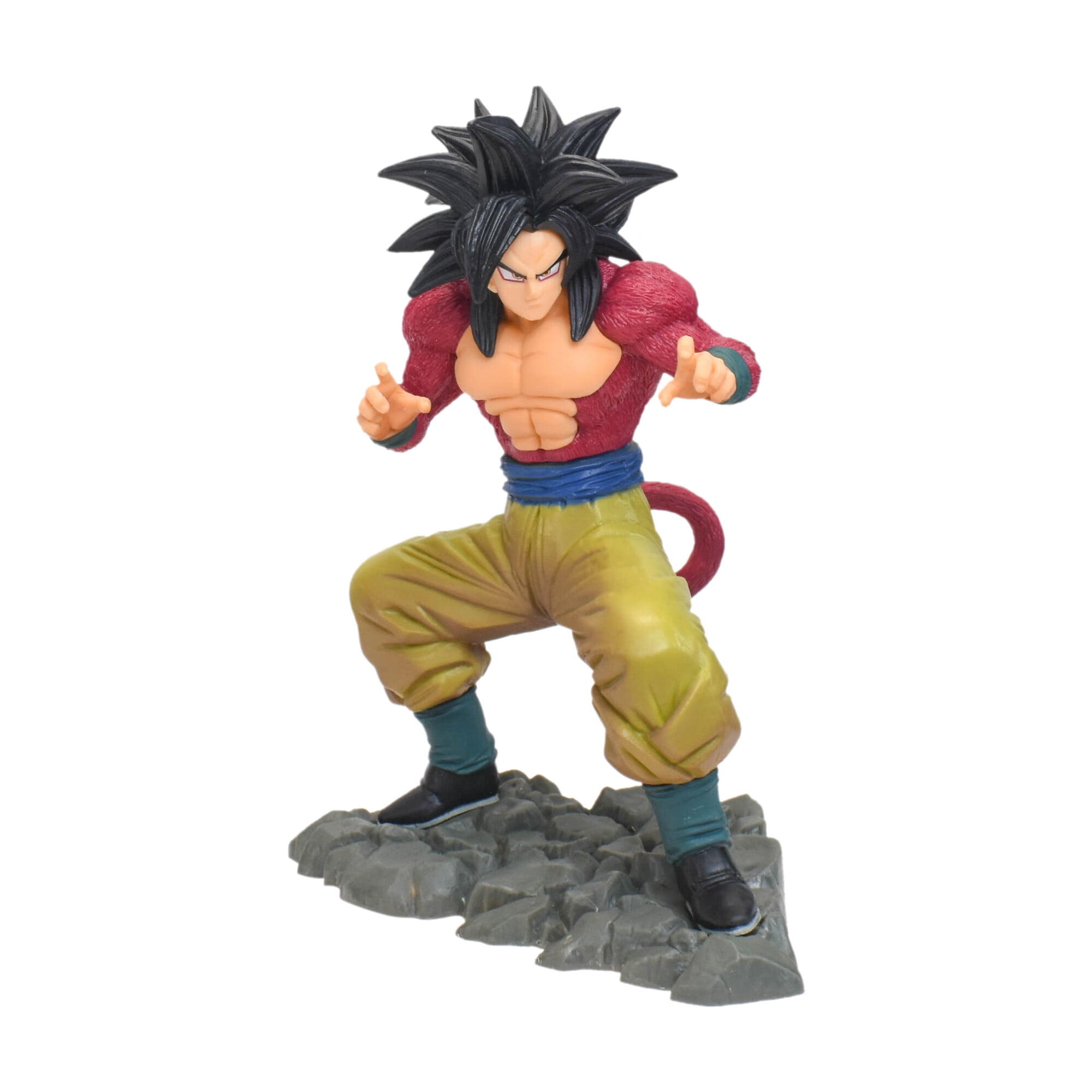 Eebon Dragon Z Action Figures 10 Sitting Red Gogeta PVC Model Toy, Theme  Party Figurine Nice Pose for Collection Boys Girls Gift 