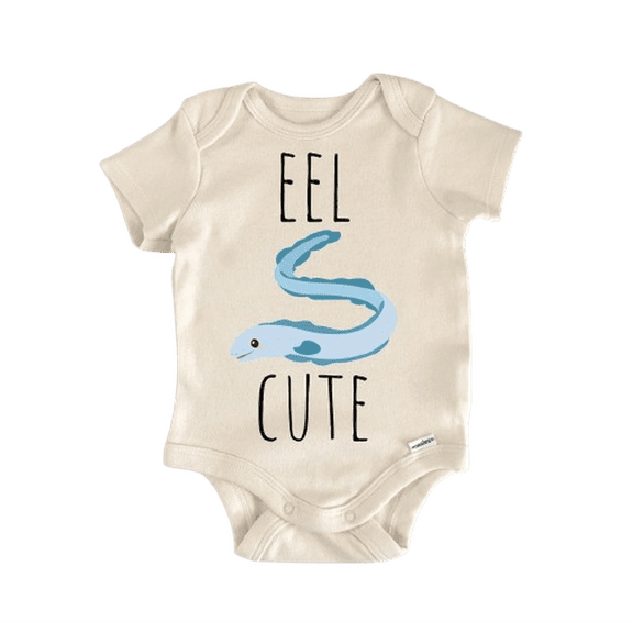 Eel Sea Fish Ocean Newborn Baby Bodysuit