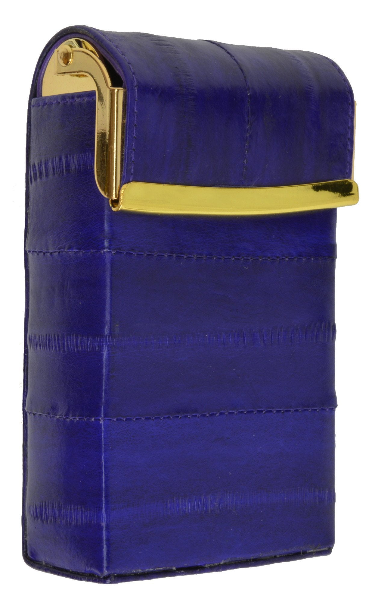 elfbar nachfüll pod läuft aus Eel Skin Genuine Leather Sliding Cigarette Case Wallet E 131