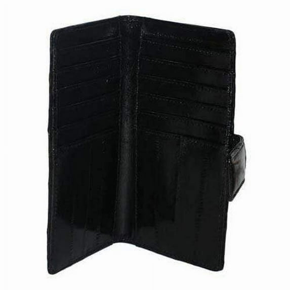 Eel Skin Leather Business Credit Card Holder E 533