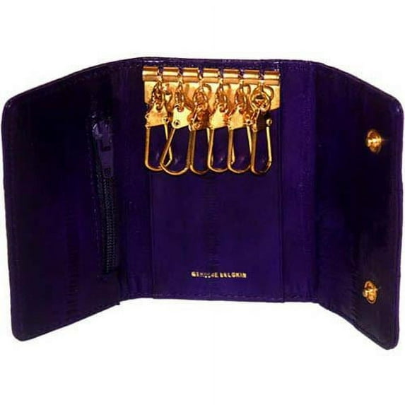 Eel Skin Soft Leather Key Case Wallet E 312 