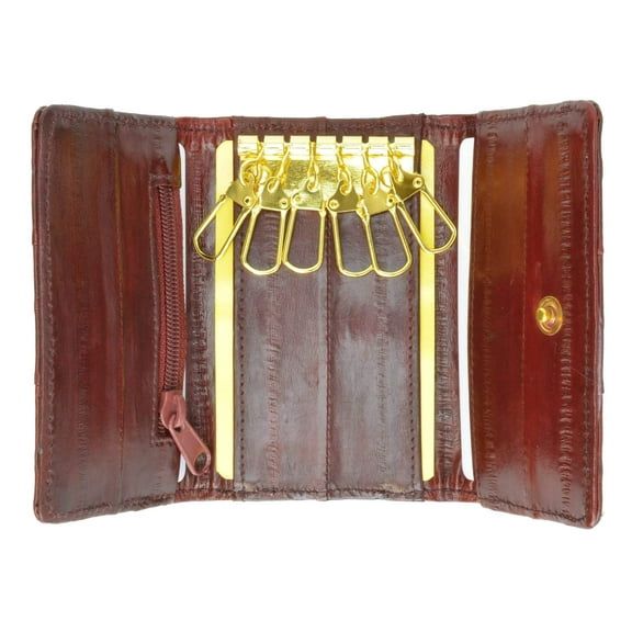 Eel Skin Soft Leather Key Case Wallet E 312