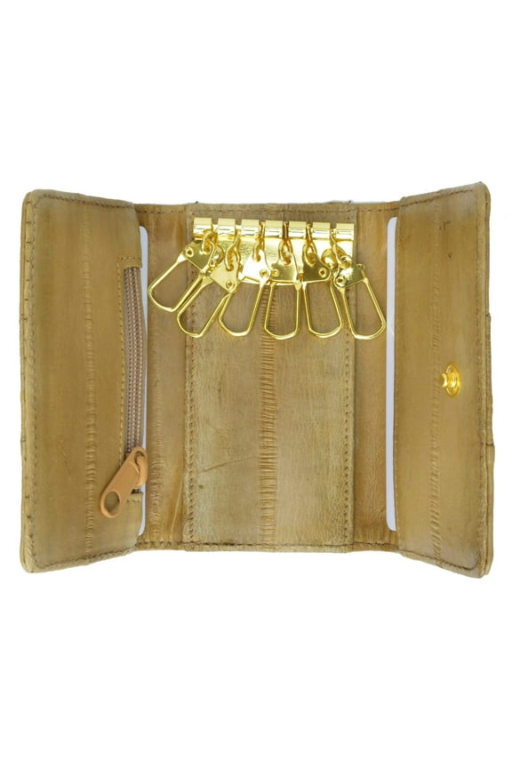 Eel Skin Soft Leather Key Case Wallet E 312