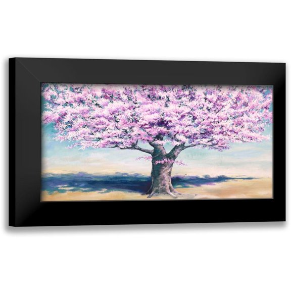Eelder, Jan 14x9 Black Modern Framed Museum Art Print Titled - Peach Tree