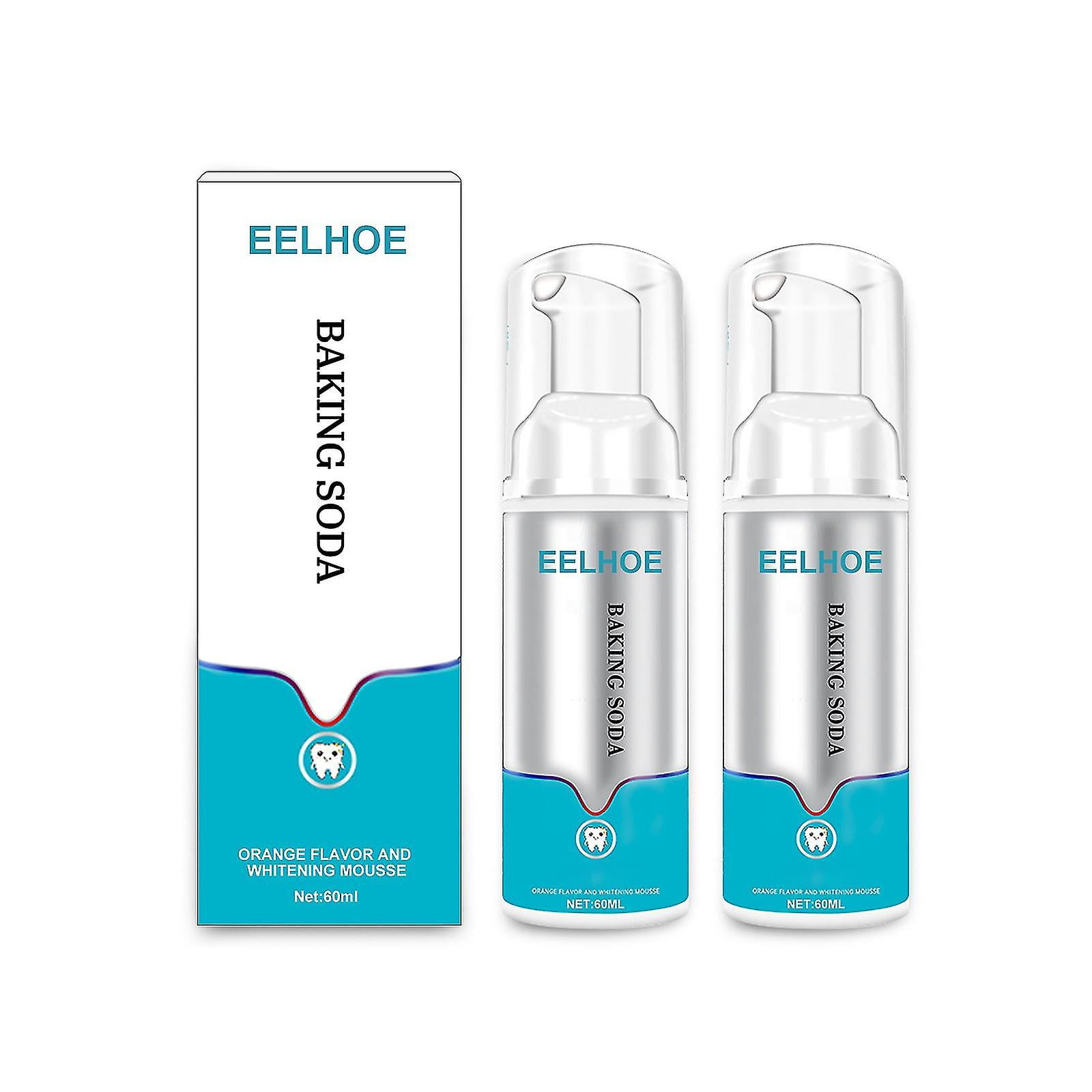 Eelhoe 2pack Whitening Toothpaste Foam,teeth Whitening Toothpaste