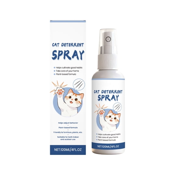 Eeljoy Cat Anti-Scratching Spray For Cats 120Ml - Gentle & Safe Formula For Cat-Friendly, Cat Behavior Guidance, Training & Correction, Furniture Scratch Protection - For Cat