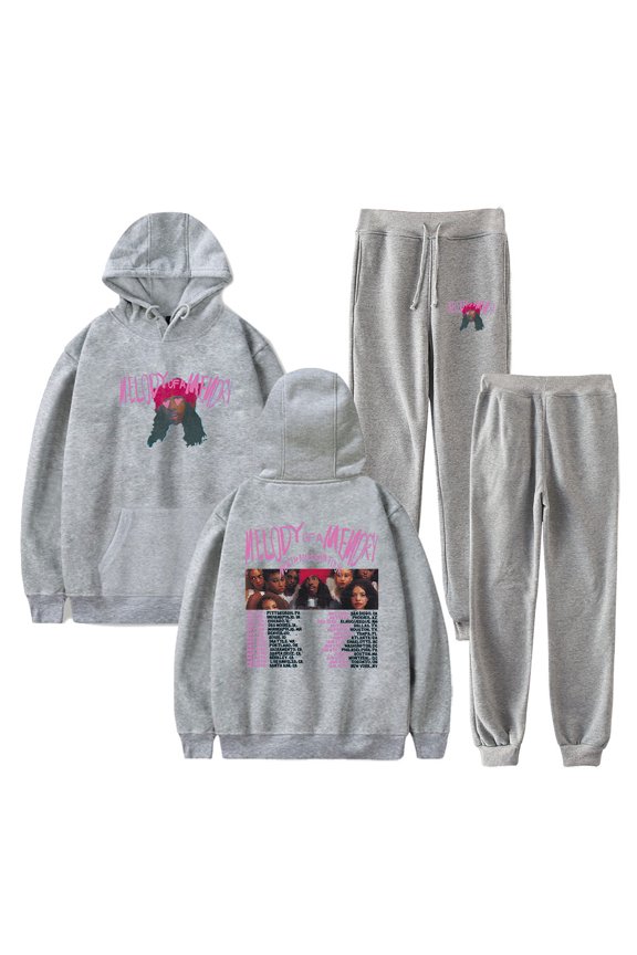 Eem Triplin Melody Of A Memory Tour 2025 Merch Hoodies Jogger Pants Unisex HipHop Streetwear Set
