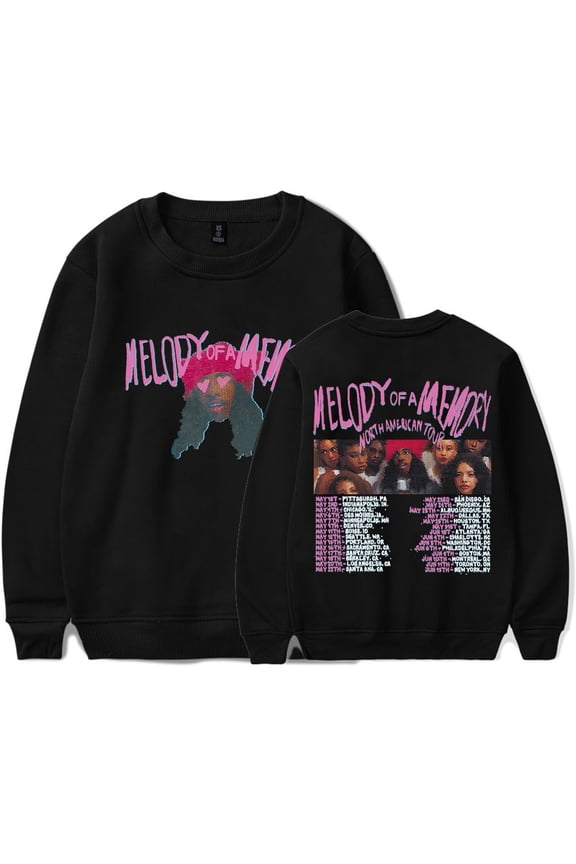 Eem Triplin Melody Of A Memory Tour 2025 Merch Long Sleeve Tee Unisex Fashion Streetwear Sweatshirts