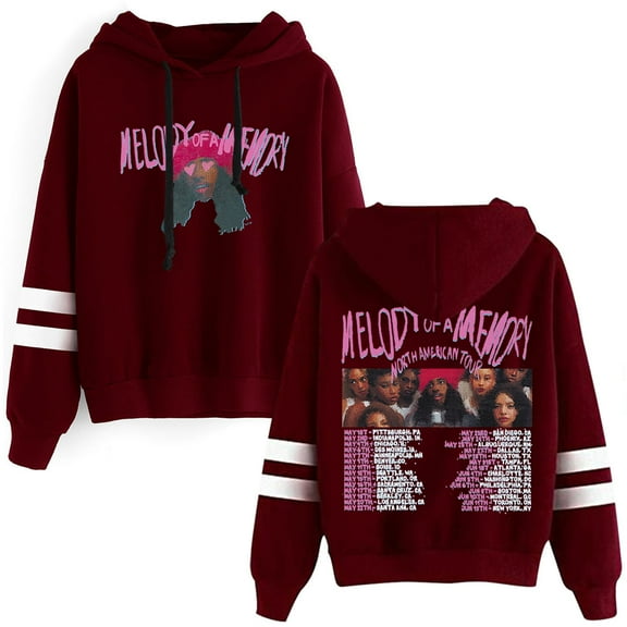 Eem Triplin Melody Of A Memory Tour 2025 Merch Pullover Pocketless Parallel Bars Sleeve Streetwear