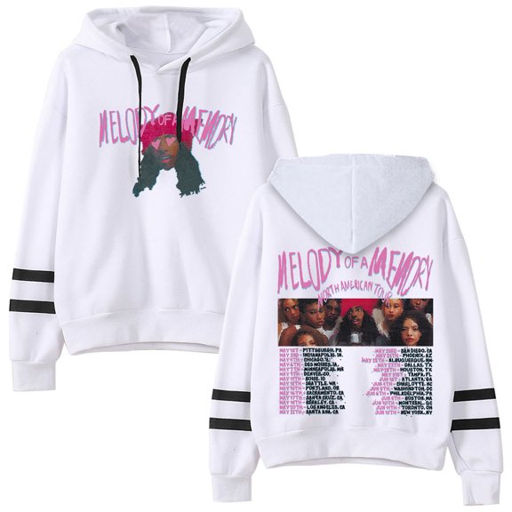 Eem Triplin Melody Of A Memory Tour 2025 Merch Pullover Pocketless Parallel Bars Sleeve Streetwear