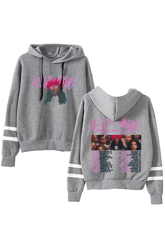 Eem Triplin Melody Of A Memory Tour 2025 Merch Pullover Pocketless Parallel Bars Sleeve Streetwear