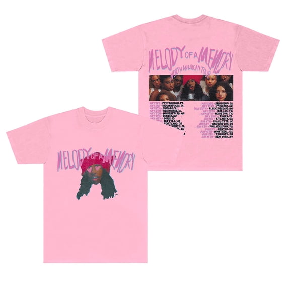 Eem Triplin Melody Of A Memory Tour 2025 Merch T-Shirts Cosplay Unisex HipHop Short Sleeve Tee