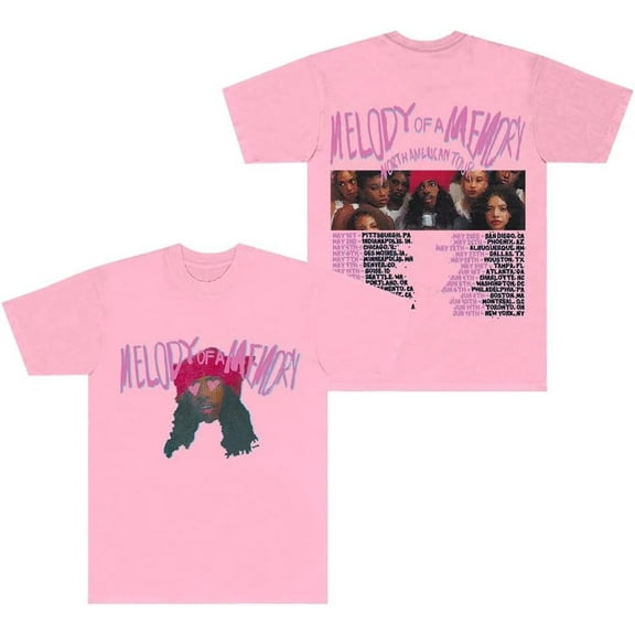 Eem Triplin Melody of A Memory Tour Print T-shirts Men Women Short Sleeve Crewneck Summer Clothes