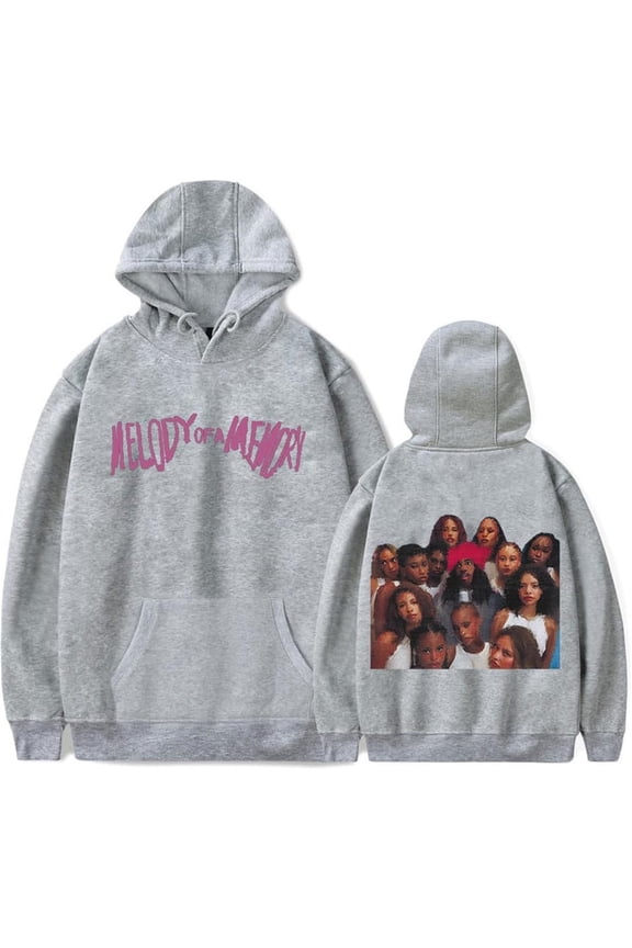 Eem Triplin Melody of a Memory Album Merch Hoodie Pockets Drawstring Unisex Hooded Sweatshirt Fashion Clothing