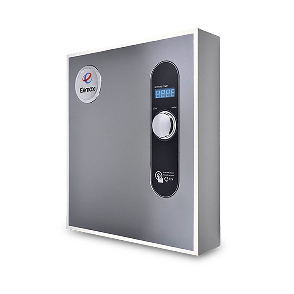 Eemax Silver Metallic Electric Tankless Water Heater for Whole House