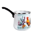thumbnail image 1 of Eenameled Aluminum Coffeepot with Handle to store Hot Coffee Golden Rooster Enamel Coffee Pot Coffee Warmer Camping Coffee Pot 0.7-qt. (0.65 L), 1 of 6