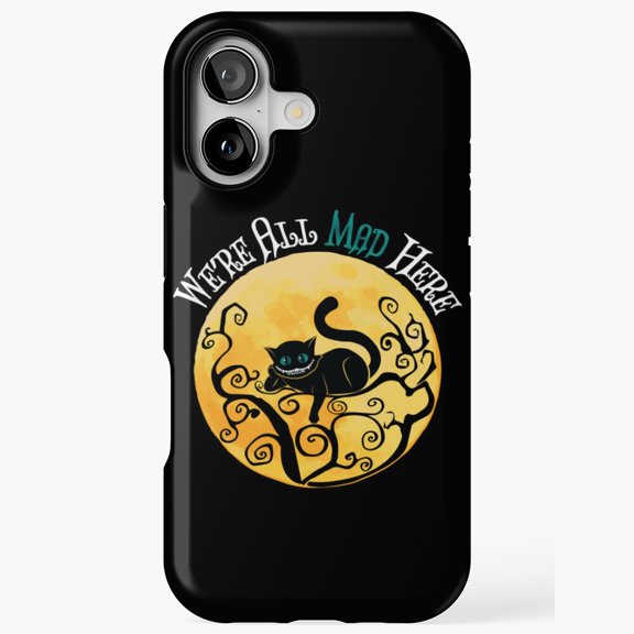 Eerie Glow Cat with Floating Smile Aura Case with iPhone 17 to 11 Pro Max