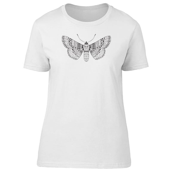 Eerie Moth In B&W Tee Women's -Image by Shutterstock