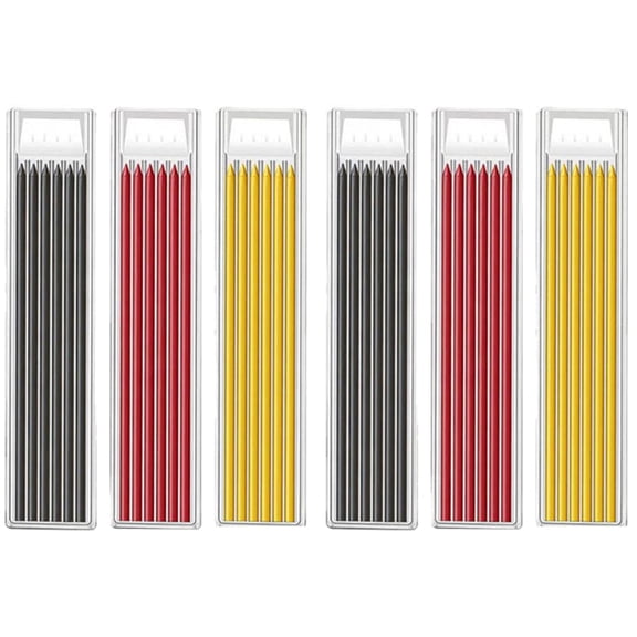 Eeristq 36Pcs Carpenter Pencil Refills Carpenter Construction Pencil Replacements Refills