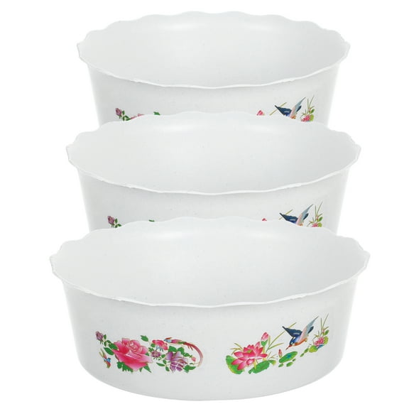 Eeristq 3Pcs Water Lily Pot Small Fish Bowl Plastic Plant Planting Pot Plastic Reusable Plants Pot Water Plants Planter