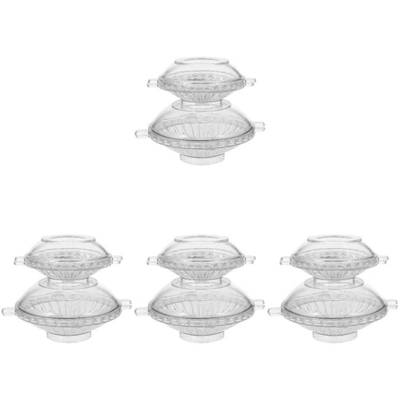 Eeristq 8 pcs Floating Candle Molds DIY Candle Molds Floating Candle Casting Plastic Molds