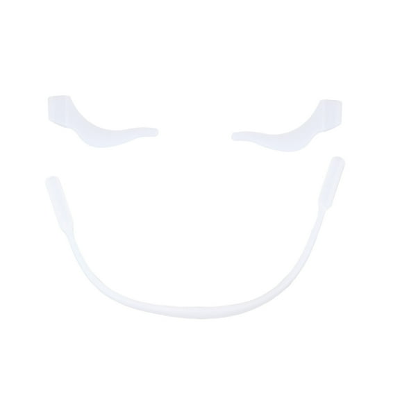 Eeristq Glasses Retainer Eyeglasses Strap and Ear Hook Grip Anti-slip Safety Glasses Holder for Kids(White)