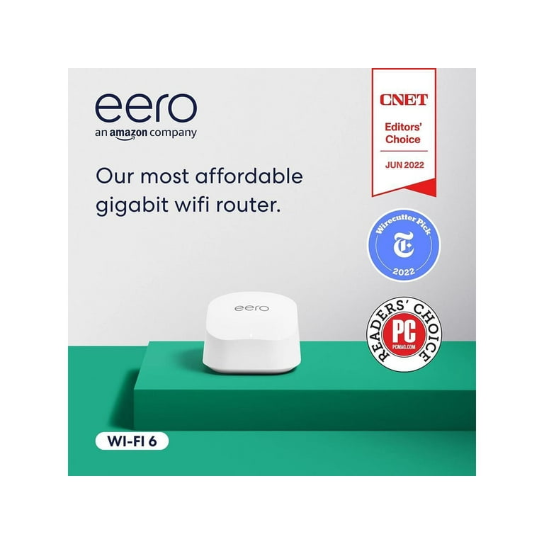 Free Shipping! Amazon EERO6PLUS1PK Eero 6+ Dual-Band Mesh Free Shipping! Amazon EERO6PLUS1PK Eero 6+ Dual-Band Mesh
