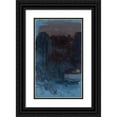 thumbnail image 1 of Eero Järnefelt 10x14 Black Ornate Wood Framed Double Matted Museum Art Print Titled: House in the Park (1910), 1 of 5