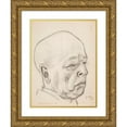 thumbnail image 1 of Eero Järnefelt 15x18 Gold Ornate Wood Frame and Double Matted Museum Art Print Titled - Self -Portrait (1920 - 1929), 1 of 4