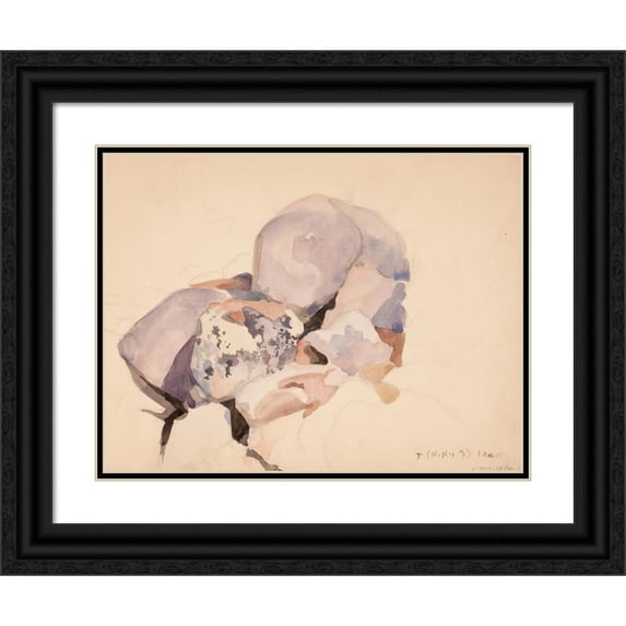 Eero Järnefelt 18x15 Black Ornate Wood Framed Double Matted Museum Art Print Titled - Untitled (1894 - 1896)
