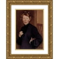 thumbnail image 1 of Eero Järnefelt 18x24 Gold Ornate Framed and Double Matted Museum Art Print Titled - Portrait of Tekla Hultin (1905), 1 of 4