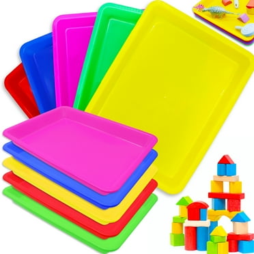 Eerrhhaq Plastic 8.30'' 1.20'' Serving Trays, 10 Pieces