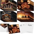 thumbnail image 1 of Eersida 100 Pcs Religious Nativity Christmas Card with Scripture Christmas Cards with Envelopes Bulk Religious Cards Bible Verses Nativity Scenes from Scripture for Xmas Winter New Year, 1 of 6