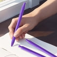 thumbnail image 1 of Eespoir 10 Pack Large Capacity Fast Drying, Basic Black Gel Pens Write Smoothly, For Note Taking, Journaling, Exams, Office Work, Long Lasting Ink, Comfort Grip, Value Pack(Purple), 1 of 6