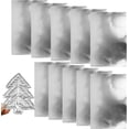 thumbnail image 1 of Eespoir 10PCS Embossed Aluminum Foil Sheet, Heavy Duty Gold Tin Foil Sheets, Relief Metal Embossing Craft Foil, For Christmas Art, Arts and Crafts, Gift Wrapping(Silver), 1 of 4