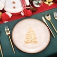 thumbnail image 1 of Eespoir 10Pcs Winter Disposable Paper Plates, Christmas Tree Round Decorative Tableware, Winter Dinner Dessert Plates, for Wedding Birthday Festival Party, 9", 1 of 6