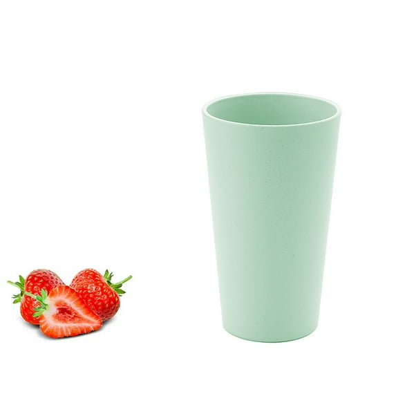 Eespoir 500ml Cup Mouthwash Cup, Household Brushing Cup Milk Cup, Multipurpose Drinkware for Bathroom, Kitchen Use, Sturdy Material(Green)