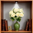 thumbnail image 1 of Eespoir 6 Heads Artificial Flower Silk Rose, Artificial Flowers Hall Decorations, Fake Flower for Wedding Table Party Vase Home Decor, Beige, 1 of 7