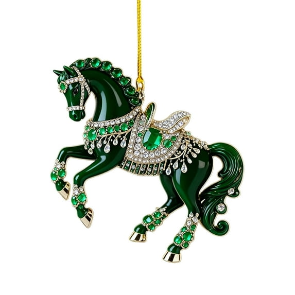 Eespoir Acrylic 2D Flat, Christmas Holiday Trailer, Interior Decoration Piece, Home Decor Pendant, Seasonal Ornament, Wall Hanging Decor(D)