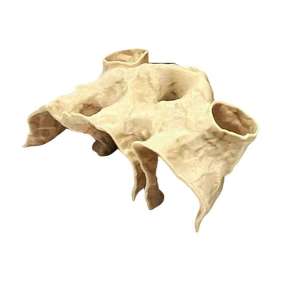 Eespoir Aquarium Tunnel for Fish Hideout, Printed Natural Under Gravel Tunnel, Aquarium Decor for Viewing Fish & Shrimp Under Gravel Tunnel